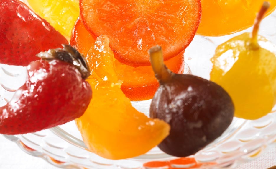 Fruits confits : l'osmose du sucre et du fruit frais