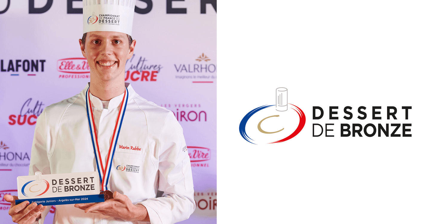 Marin Rabbe Dessert de Bronze 2024 | Cultures Sucre