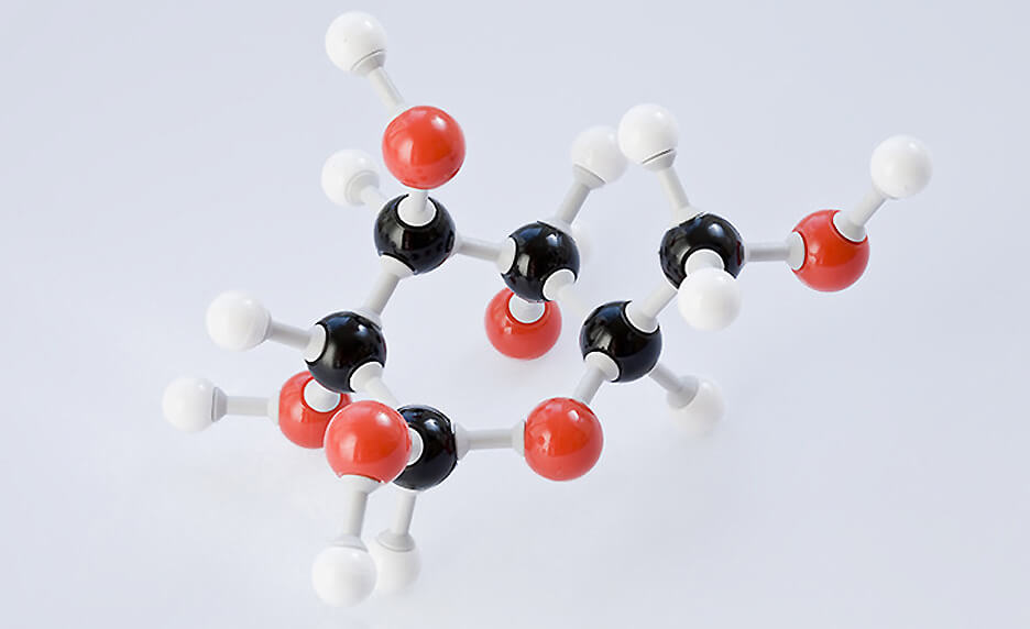 La structure chimique du sucre