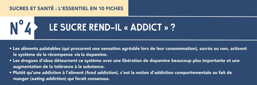 Fiche 4 : Sucre et addiction