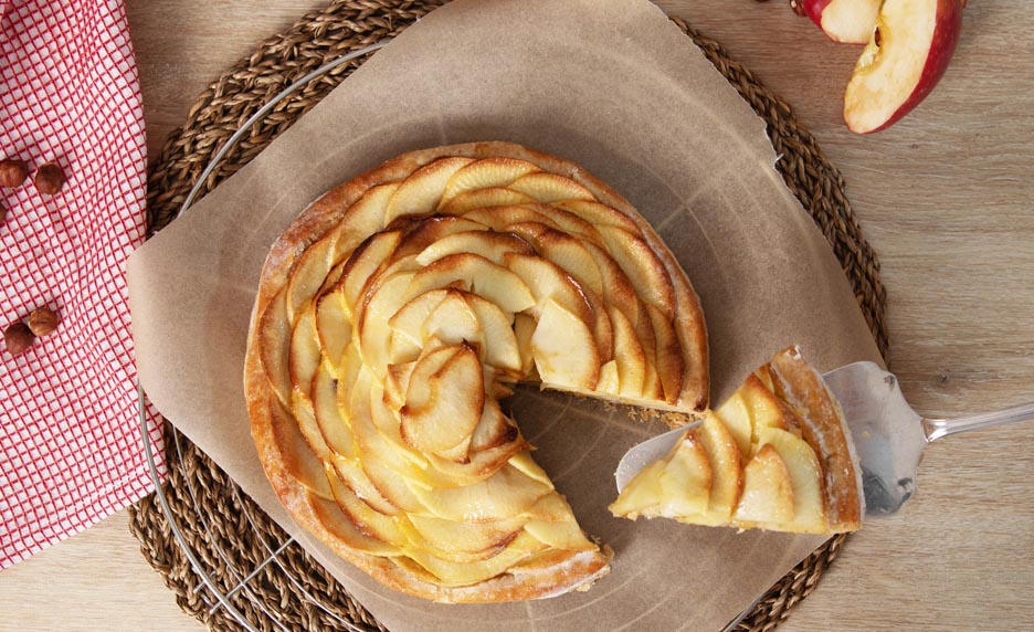 Tarte amandine aux pommes