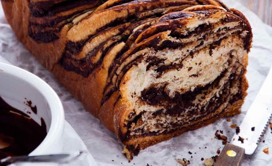 Babka chocolat-noisettes | Cultures Sucre