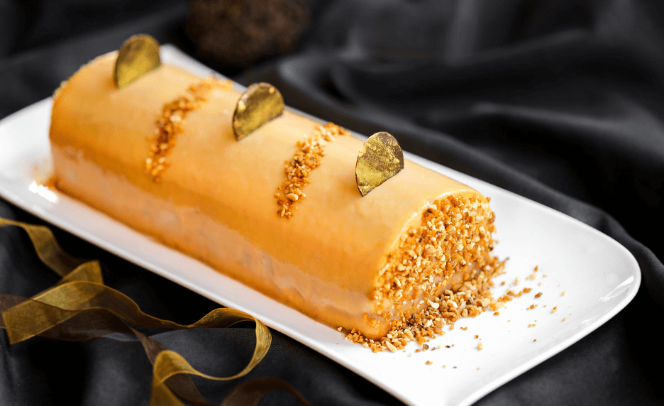 Bûche glacée pralinée