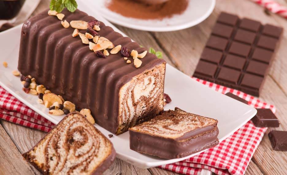 cake marbre chocolat