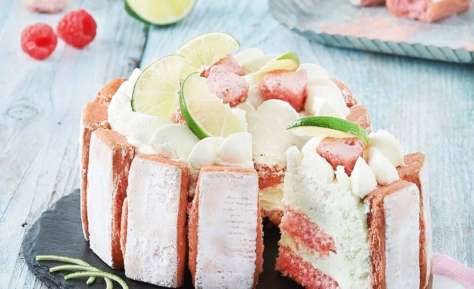 Charlotte citron vert et mascarpone | Cultures Sucre