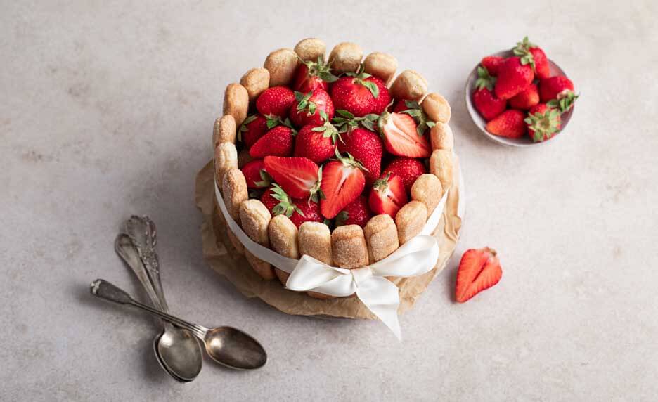 Charlottes aux fraises