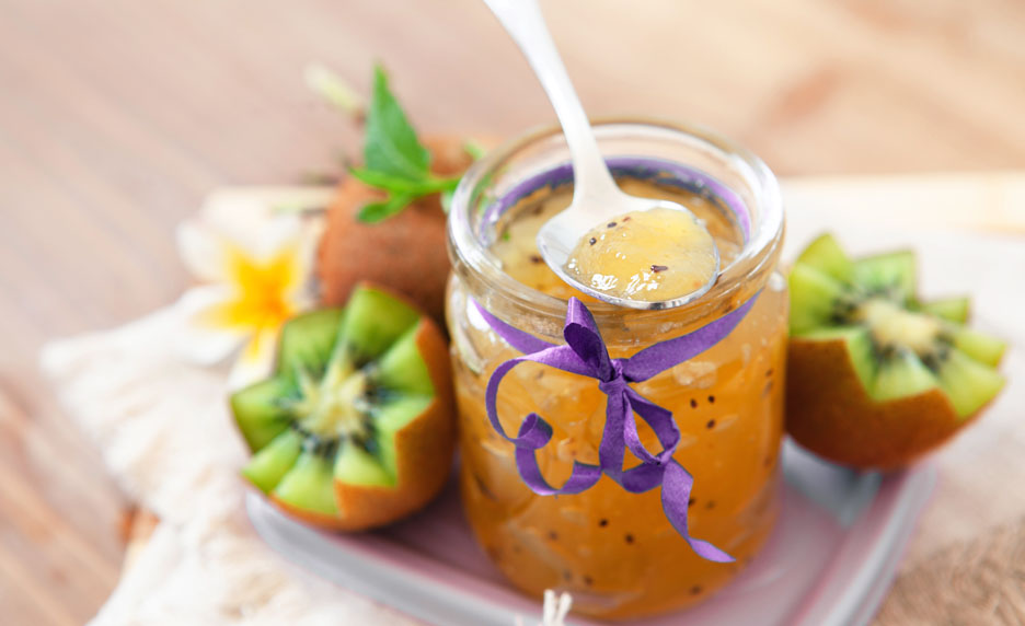 Confiture de kiwis gold