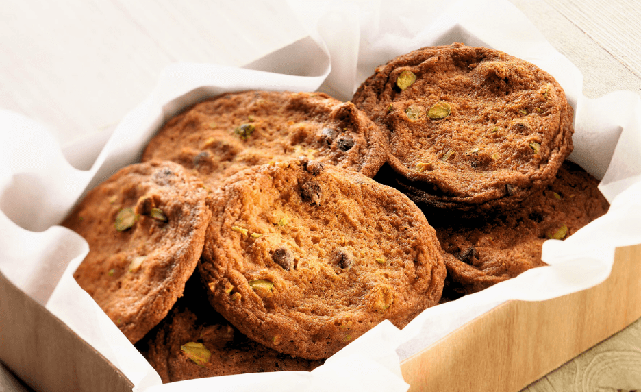 Cookies chocolat pistache