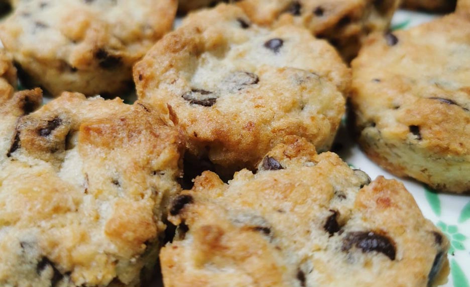 Cookies aux pépites de chocolat, amandes et noisettes caramélisées