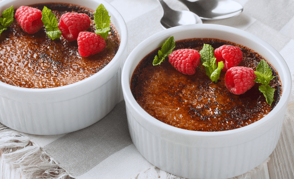 Crème au chocolat façon crème brûlée