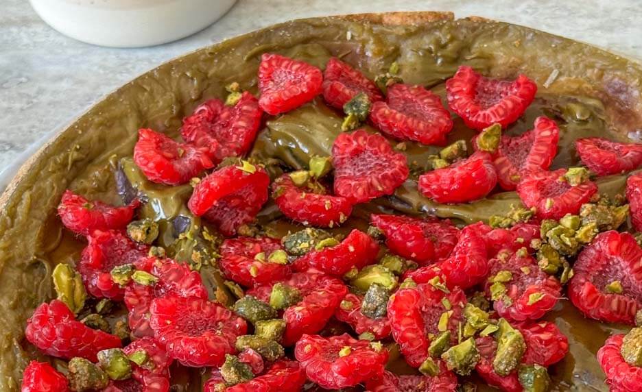 Flan pâtissier à la pistache | Cultures Sucre
