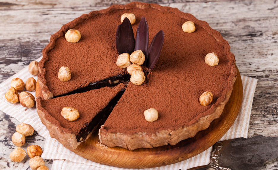 Gâteau au chocolat et aux noisettes