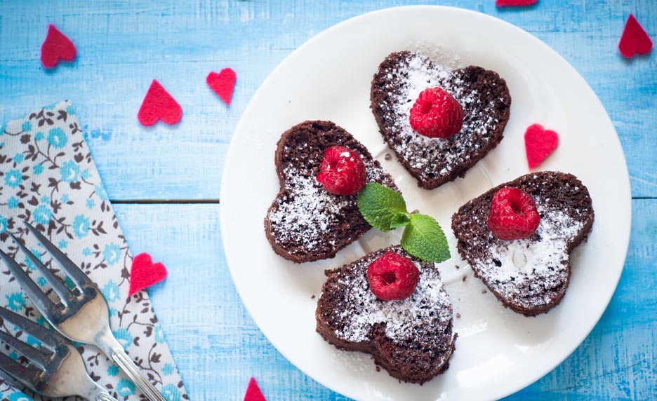 Petits cœurs en chocolat