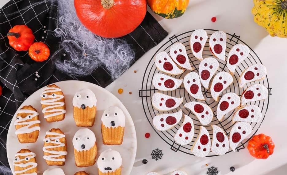 Madeleines momies et sablés fantômes | Cultures Sucre