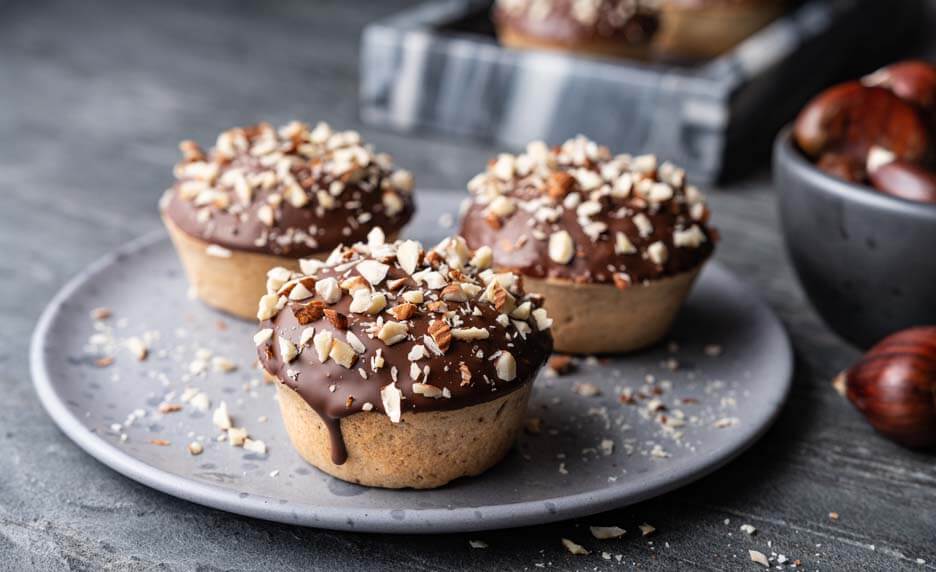 Muffins Châtaigne et Chocolat | Cultures Sucre