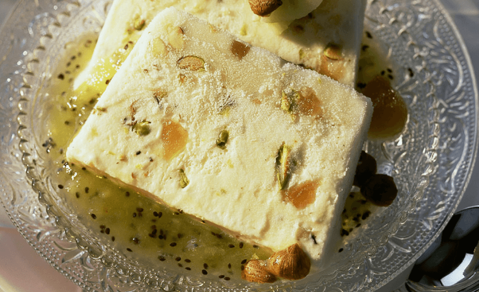 Nougat glacé au gingembre