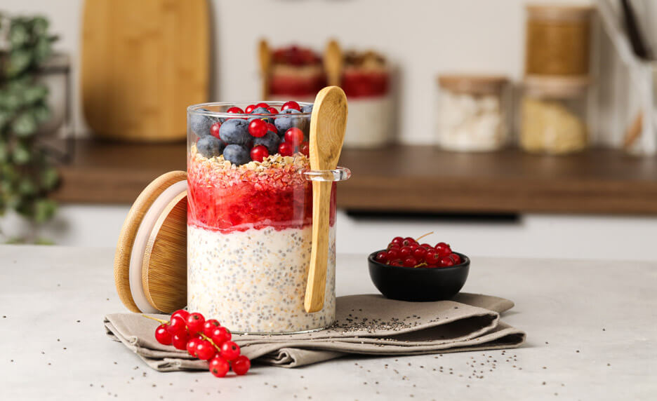 Porridge graines de chia - Overnight Oats | Cultures Sucre
