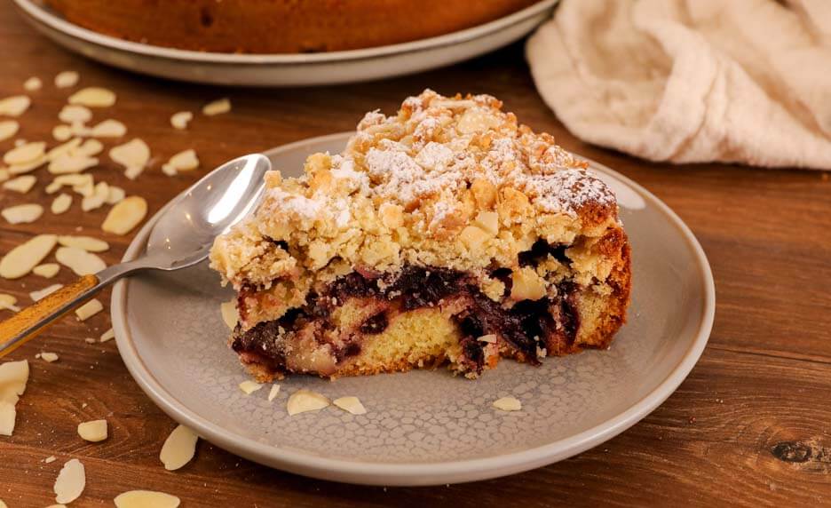 Tarte Streusel aux cerises | Cultures Sucre