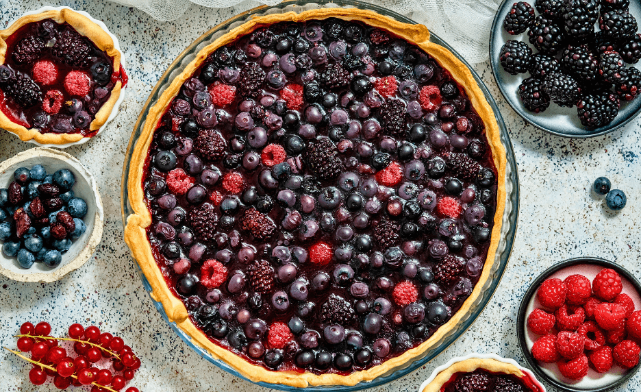 Tarte aux fruits des bois