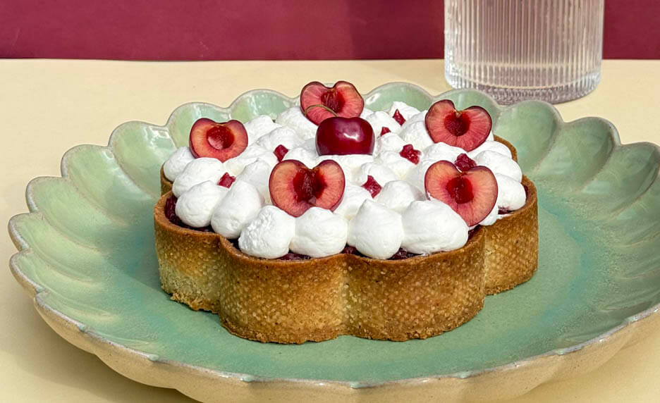 Tarte à la cerise (Julia - Meilleur Pâtissier 12) | Cultures Sucre