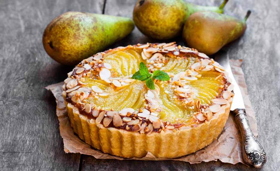 Tarte poires-chocolat