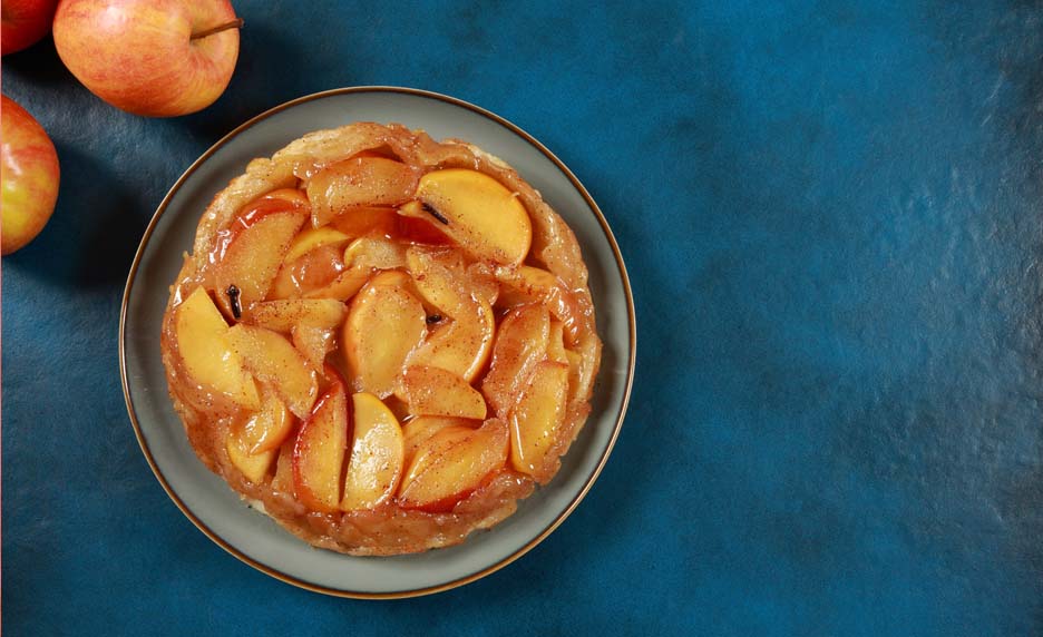 Tatin de poires à la rose