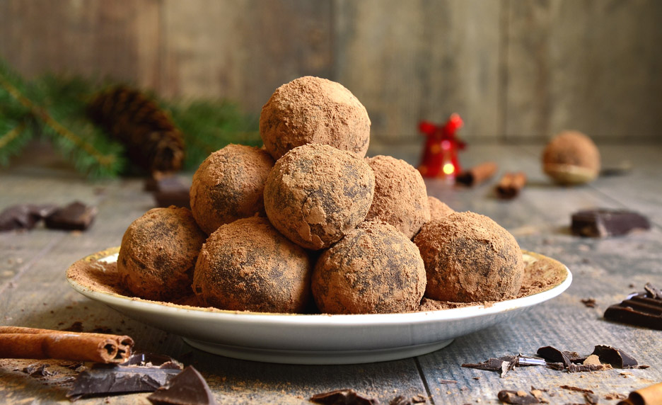 Truffes au chocolat à la truffe